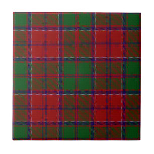 Azulejo De Cerâmica Grant Clan caçando Xadrez de Tartan