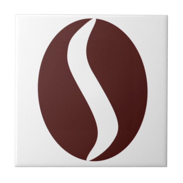 Azulejo De Cerâmica Grão de Café Funky (Frente)