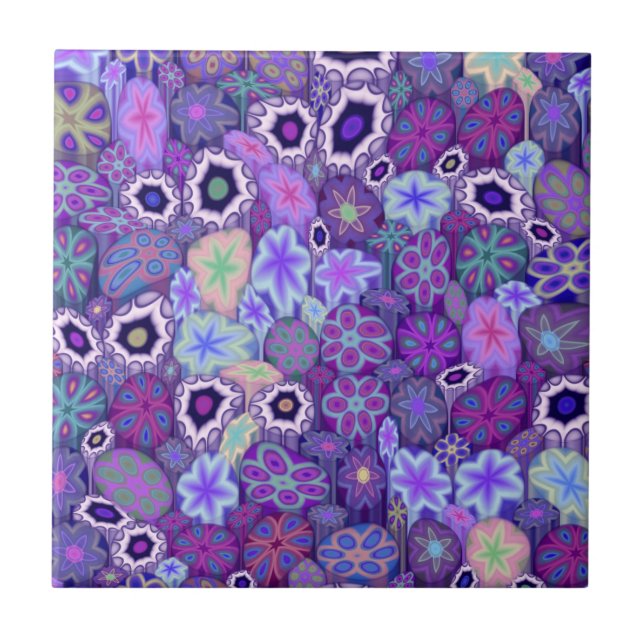 Azulejo De Cerâmica Grapeness Millefiori (Frente)