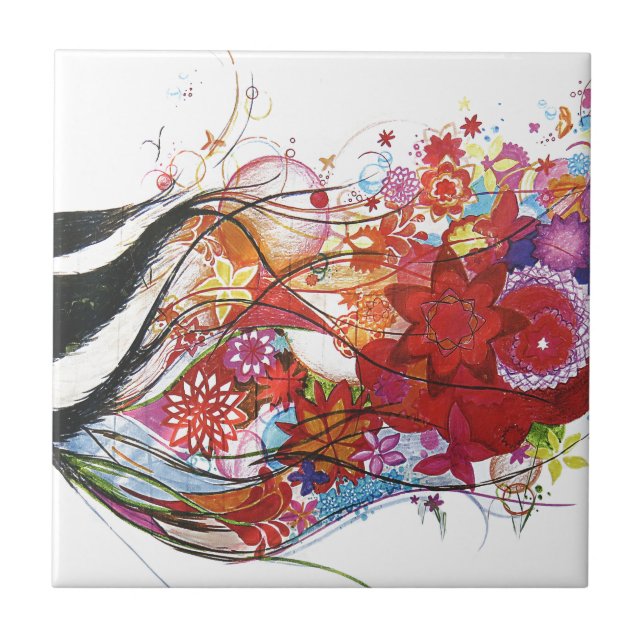 Azulejo De Cerâmica Graphic Sparrow (Frente)