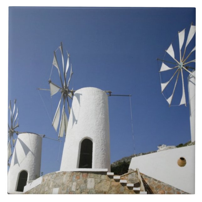 Azulejo De Cerâmica GRÉCIA, CRETE, Província de Iraklio, Ano Kera: (Frente)