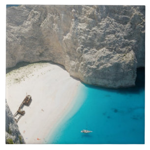 Azulejo De Cerâmica GRÉCIA, Ilhas Jónicas, ZAKYNTHOS, SHIPWRECK