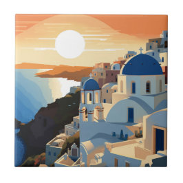 Azulejo De Cerâmica GRÉCIA SANTORINI nº 1