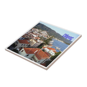 Azulejo De Cerâmica grécia zGR043 PAROS,