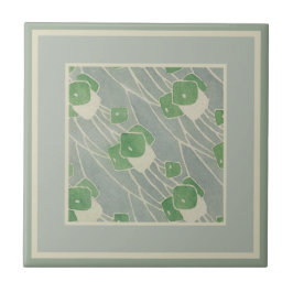 Azulejo De Cerâmica Green Geométrico 1915 Hannah Borger Overbeck