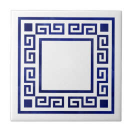 Azulejo De Cerâmica Grego Meander - Chave Grega