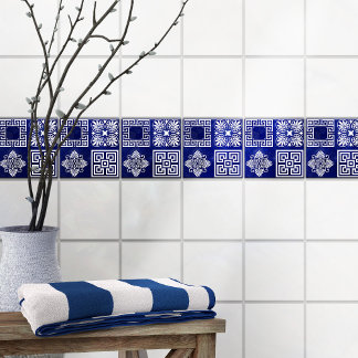 Azulejo De Cerâmica Grego Meander - Ornamento-Chave Grego