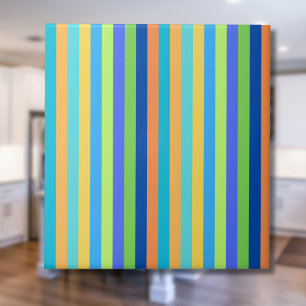 Azulejo De Cerâmica Grelhas Clássicas Azuis e Laranja Arco-Íris