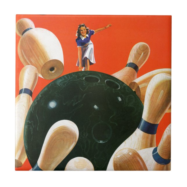 Azulejo De Cerâmica Greve de boliches (Frente)