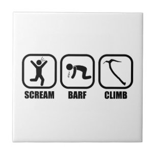 Azulejo De Cerâmica Gritar Barf Subir
