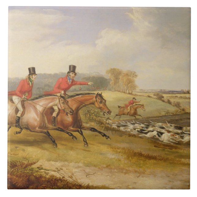 Azulejo De Cerâmica Grito completo, o Salão do solteiro, 1835 (óleo em (Frente)