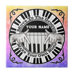 Azulejo De Cerâmica Groove Musical