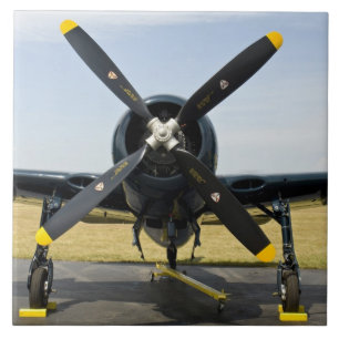 Azulejo De Cerâmica Grumman F8F Bearcat caça embarcado da Marinha em