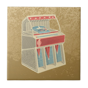 Azulejo De Cerâmica Grunge Jukebox