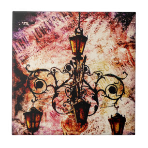 Azulejo De Cerâmica Grunge Rosa claro Plaza