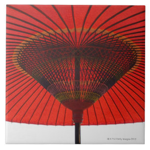 Azulejo De Cerâmica Guarda-chuva vermelho 2