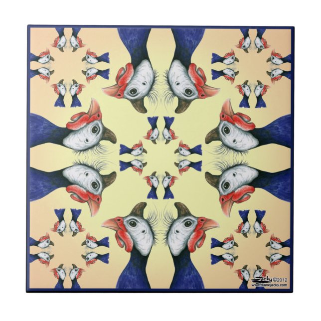 Azulejo De Cerâmica Guineas em todo lugar! (Frente)