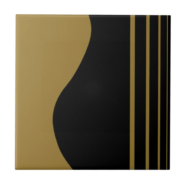 Azulejo De Cerâmica Guitarra ouro (Frente)