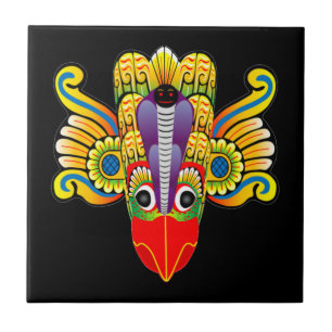 Azulejo De Cerâmica Gurulu raksha (Sri Lanka garuda devil) design