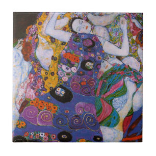 Azulejo De Cerâmica Gustav Klimt - A Virgem