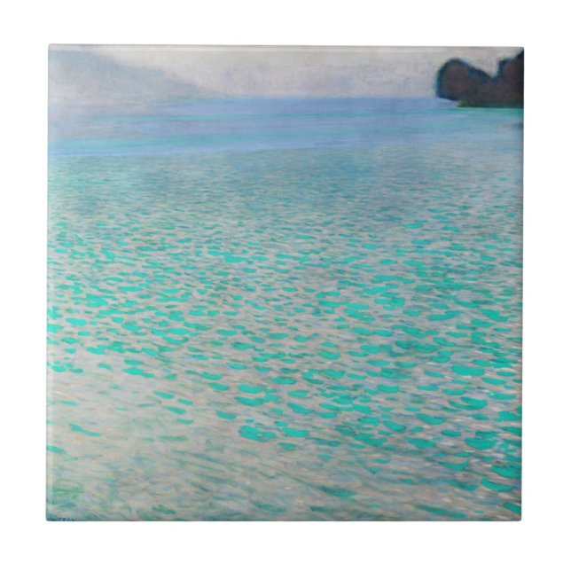Azulejo De Cerâmica Gustav Klimt - Attersee (Frente)