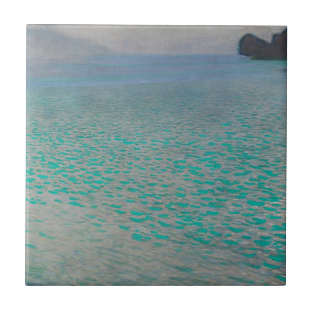 Azulejo De Cerâmica Gustav Klimt Attersee (Frente)