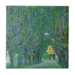 Azulejo De Cerâmica Gustav Klimt - Avenida no Park Schloss Kammer<br><div class="desc">Avenida no Parque de Schloss Kammer - Gustav Klimt,  Oil on Canvas,  1912</div>