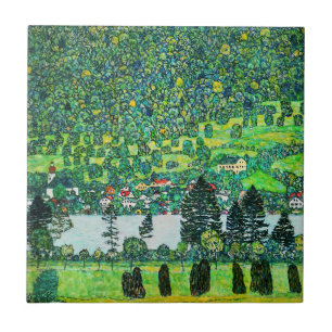 Azulejo De Cerâmica Gustav Klimt - Encosta de montanha em Unterach