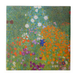 Azulejo De Cerâmica Gustav Klimt - Jardim Flor<br><div class="desc">Jardim Flor - Gustav Klimt em 1905-1907</div>