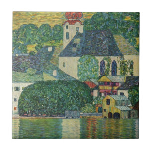 Azulejo De Cerâmica Gustav Klimt // Kirche no Unterach am Attersee