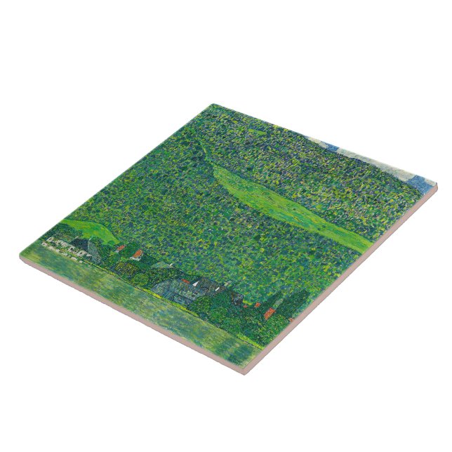 Azulejo De Cerâmica Gustav Klimt , “ Litzlberg on Lake Attersee ” (Lateral)