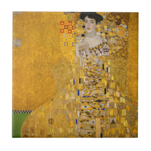 Azulejo De Cerâmica Gustav Klimt - Retrato de Adele Bloch-Bauer I