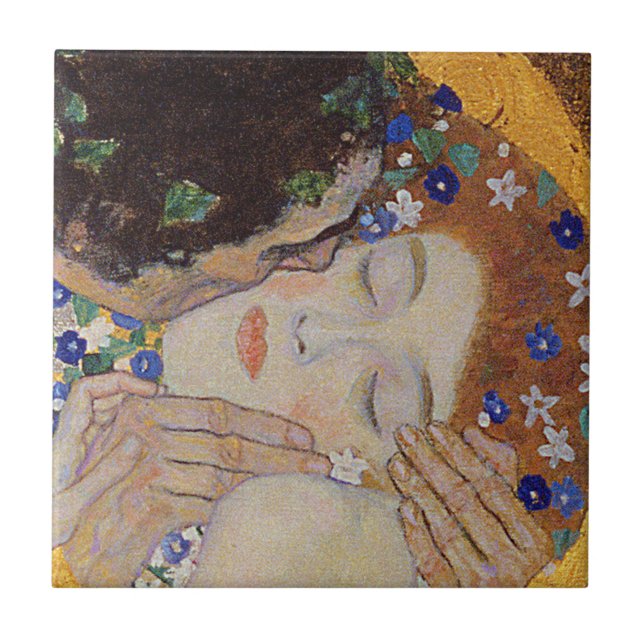 Azulejo De Cerâmica Gustav Klimt - The Biss (Frente)