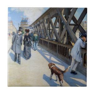 Azulejo De Cerâmica Gustave Caillebotte - A Ponte da Europa