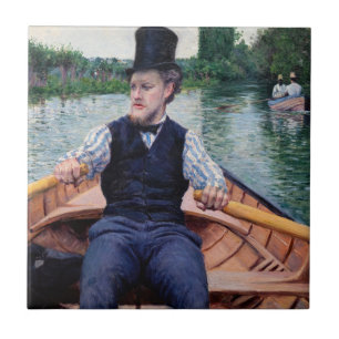Azulejo De Cerâmica Gustave Caillebotte - Festa de Barco
