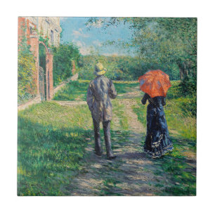 Azulejo De Cerâmica Gustave Caillebotte - O Caminho Subindo