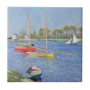 Azulejo De Cerâmica Gustave Caillebotte - O Sena em Argenteuil