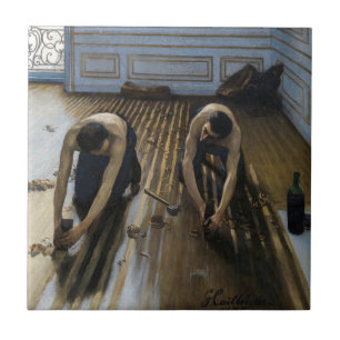 Azulejo De Cerâmica Gustave Caillebotte - Os Raspadores de Piso