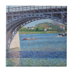 Azulejo De Cerâmica Gustave Caillebotte - Ponte em Argenteuil & Sena