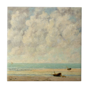 Azulejo De Cerâmica Gustave Courbet o mar calmo