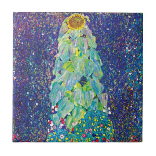 Azulejo De Cerâmica Gustavo Klimt - a pintura das belas artes do