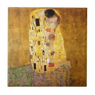 Azulejo De Cerâmica Gustavo Klimt o beijo