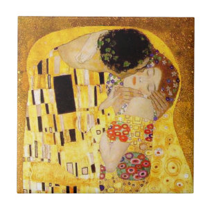 Azulejo De Cerâmica Gustavo Klimt o beijo
