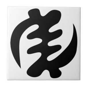 Azulejo De Cerâmica Gye Nyame Deus é o símbolo de Adinkra supremo