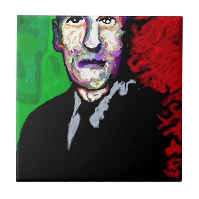 Azulejo De Cerâmica H.P.Lovecraft 1939 (Frente)