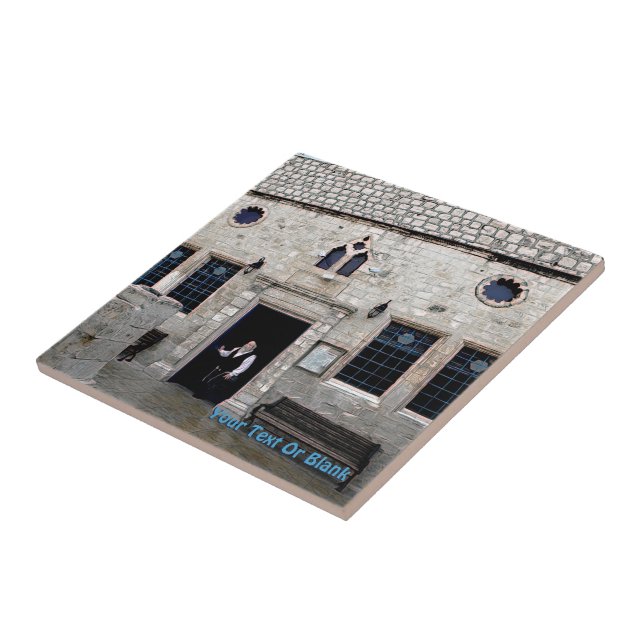 Azulejo De Cerâmica Ha-Ari Ashkenazi Shul - Tzgorda (Lateral)