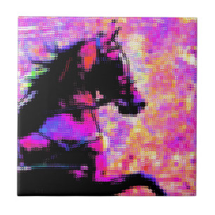 Azulejo De Cerâmica Hackney no chicote de fios