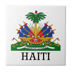 Azulejo De Cerâmica HAITI - emblema/brasão/bandeira/símbolo