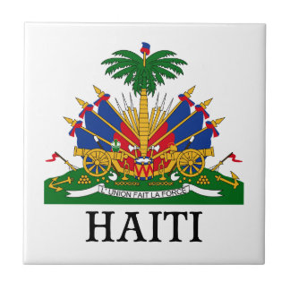 Azulejo De Cerâmica HAITI - emblema/brasão/bandeira/símbolo