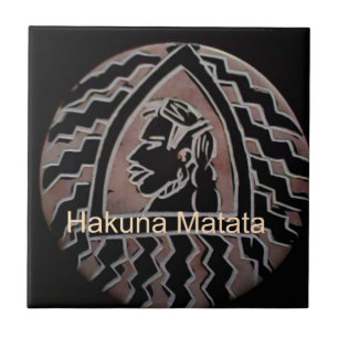 Azulejo De Cerâmica Hakuna Matata Bongo Flavor.